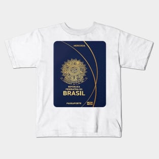 Brazil Passport Kids T-Shirt